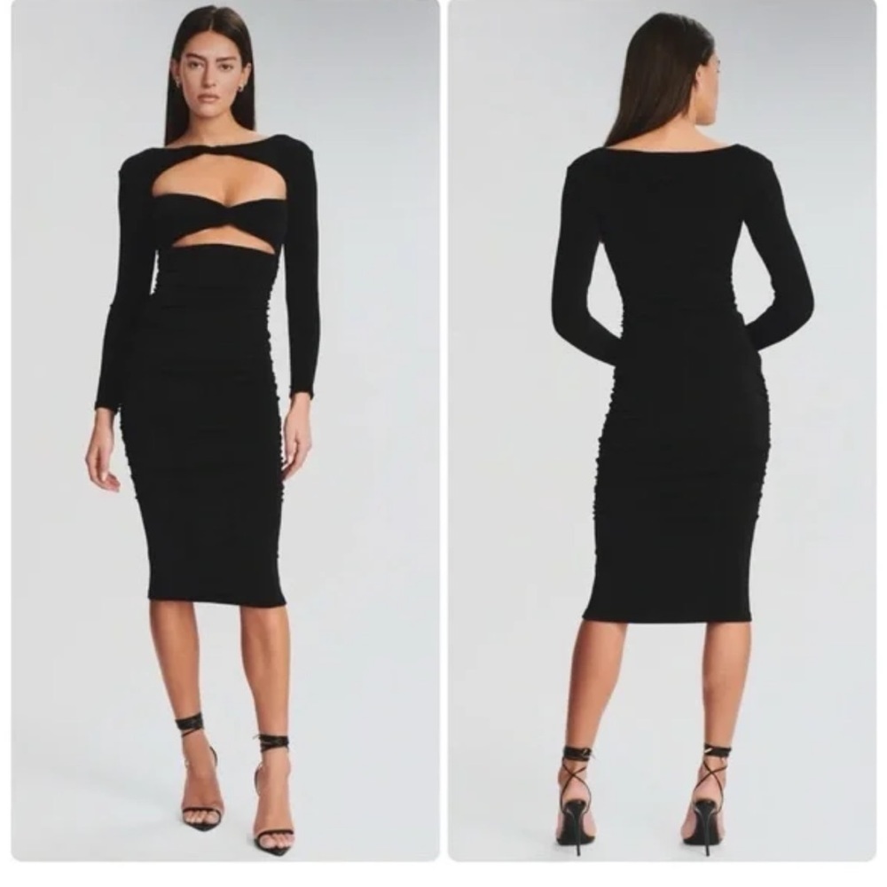 NWT SER.O.YA Revolve Eden Dress in black